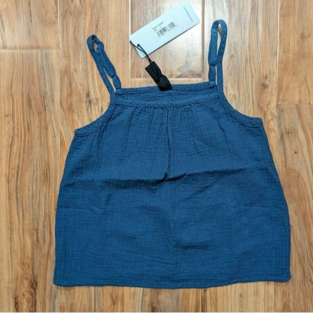 Bobi gauze tank blue size small